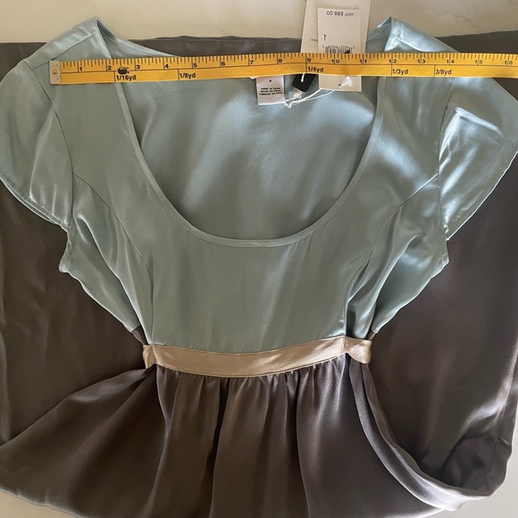 100% silk short sweet dress with ribbon Kensie size 4 NWT ADORABLE! - Picture 5 of 7